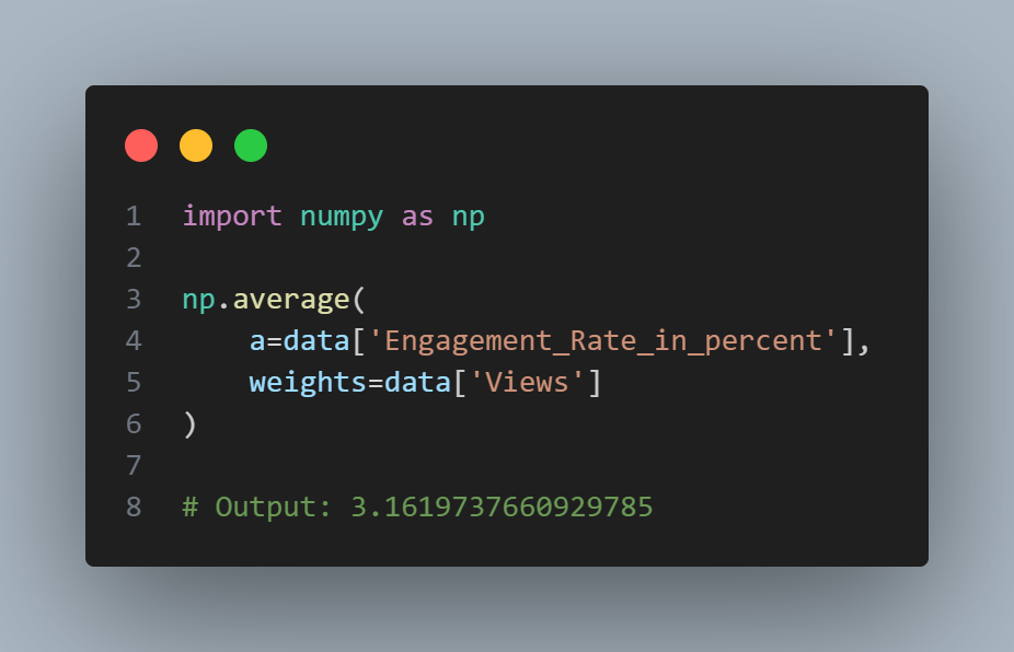 weighted-mean-calculation